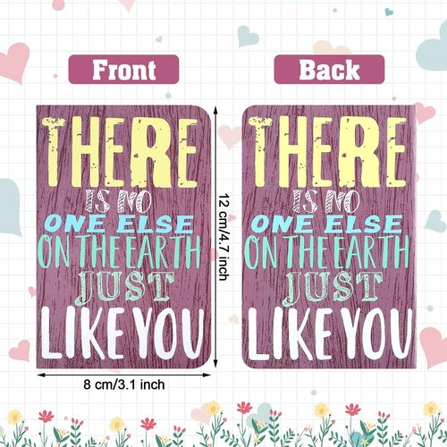 Inspirational Gifts Notepads Mini Motivational Journal Notebook Bulk Small Pocket Notepads for Office Home Church Christian Gift Supplies, 10 Styles(Vivid Style,100 Pieces)