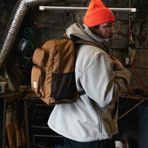 Carhartt 27L Single-Compartment Backpack, Durable Pack with Laptop Sleeve and Duravax Abrasion Resistant Base, Black