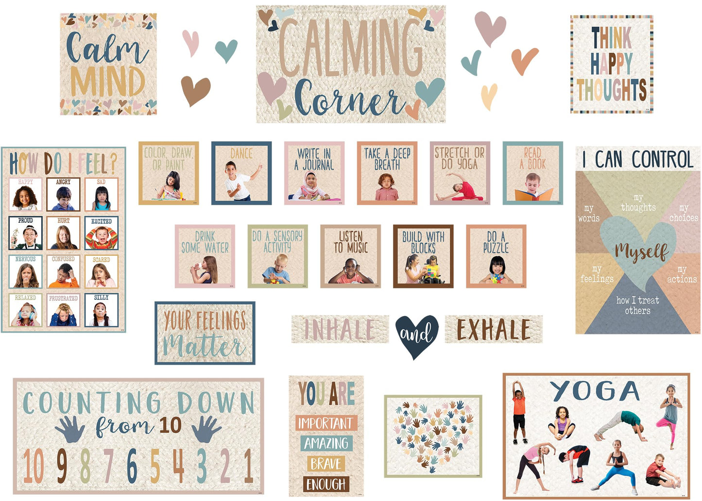 Teacher Created Resources Everyone is Welcome Calming Corner Bulletin Board (TCR7118)