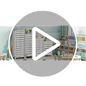 SYKIARIOL Rolling Cart with 8 Drawers - White, 31.18"H