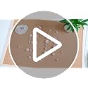 Dispowreath Flower Push Pins 50-pack Boho Small Flower Set