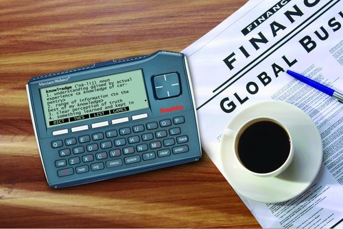 Franklin Merriam-Webster's Advanced Dictionary and Thesaurus (MWD-1510),Black