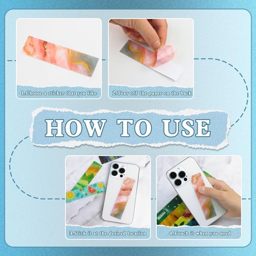 120PCS Calm Strips Sensory Stickers Anxiety Relief Items Textured Stickers Classroom Fidgets Teen Adult Relieve Stress Mental Health Strips (Combination)