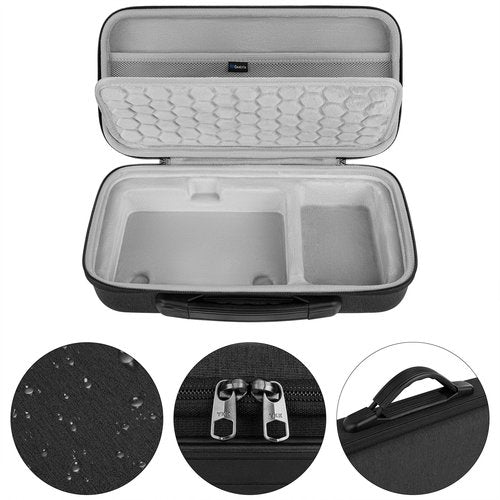 Geekria Audio Interface Carrying Case, Hard Shell Travel Bag Compatible with Universal Audio Apollo Solo/Apollo Solo USB (Dark Gray)