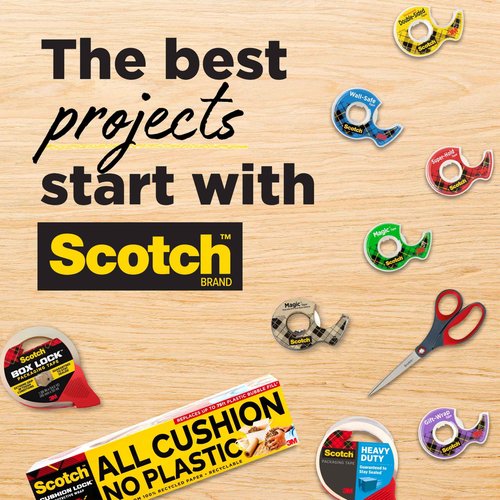 Scotch Magic Tape, Invisible, Repair Christmas Cards and Use as Holiday Gift Wrap Supplies for Christmas, 18 Tape Rolls