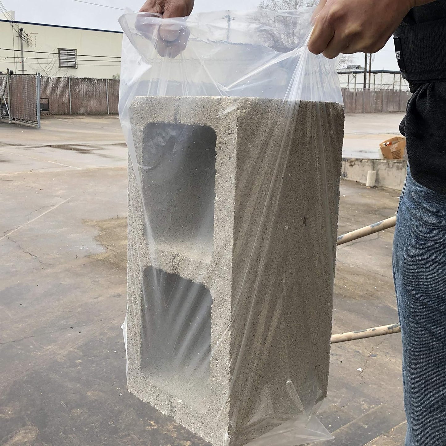 Allgala Heavy-Duty 3 Mil Clear Plastic Packaging Bags - 18x24 Inches | 100 Count