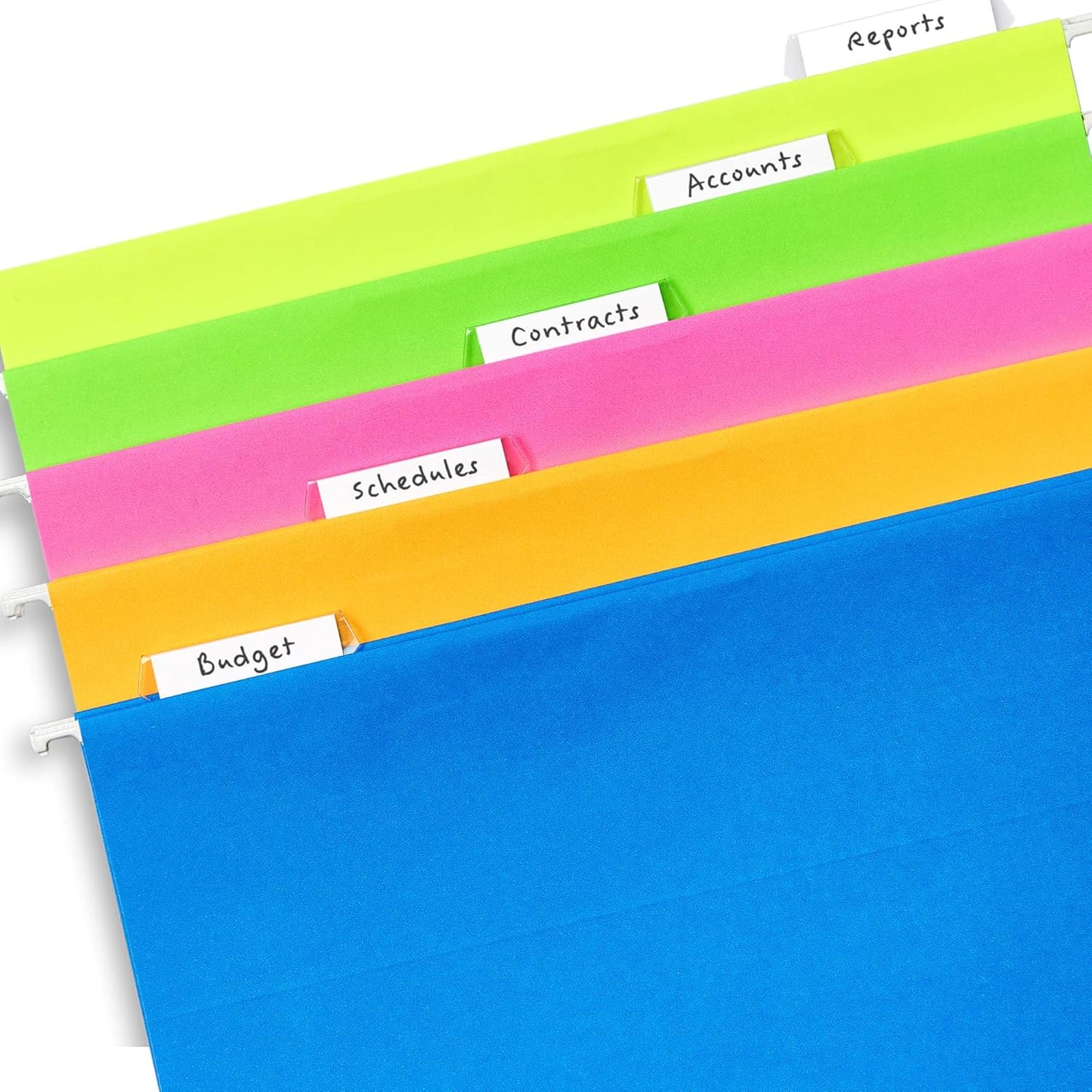 Avery Hanging File Folder Tabs - 1/5 Cut Clear Inserts | 20 Tabs for Organized Filing