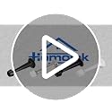 HOMOTEK 8 Pack Heavy Duty Zinc Door Stops with Rubber Tips - Black