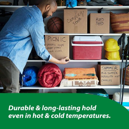 Duck HD Clear Extra Long Packing Tape - 6 Rolls of Strong Heavy Duty Packing Tape Refills for Shipping and Moving, Boxes and Packaging – 1.88 In. x 109 Yards - 3" Core - Clear (287975)