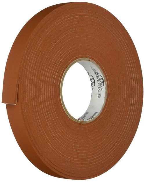 TapeCase - 100S-0125-1" X 10YD 100S Strip N Strick Tape - 1 in. x 1/8 in. x 30 ft. (W x H x L) Gasket Silicone Adhesive Tape Roll with Shear Strength, Solvent Resistance. Adhesives and Tapes