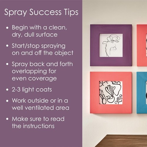 Krylon Fusion All-In-One Spray Paint - Gloss Icy Grape Purple, 12 Ounce (Pack of 2) | Indoor/Outdoor Use