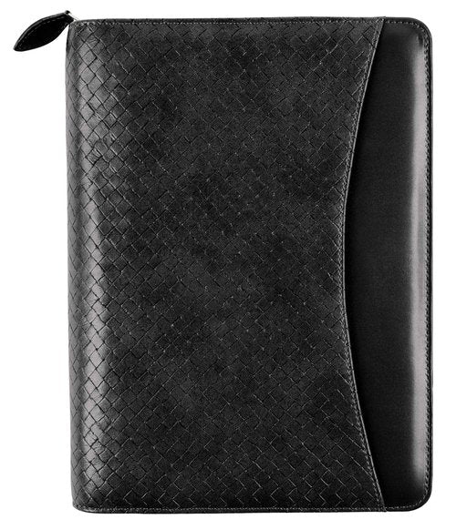 Day-Timer Desk Size Multi-Pocket Organizer, 5 1/2 x 8 1/2 Page Size, Black Cover (40671)