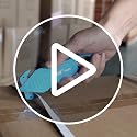 XW 12-Pack Safety Box Cutter with Stainless Steel Blades - Assorted Colors