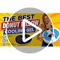 Donut Gel Sitting Pillow – Large Orthopedic Memory Foam Coccyx Cushion for Tailbone Pain