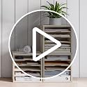 Black 5-Tier Wooden Desk File Organizer with Adjustable Shelves – Ballucci