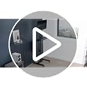 VIVO Mobile Computer Cart with Monitor Mount for 17–32 in Screens