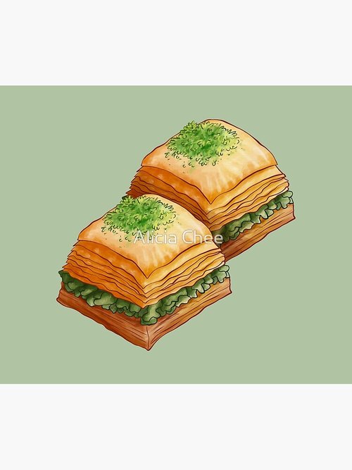 Pistachio Baklava Mouse Pad | Stylish Design | Perfect for Home Office
