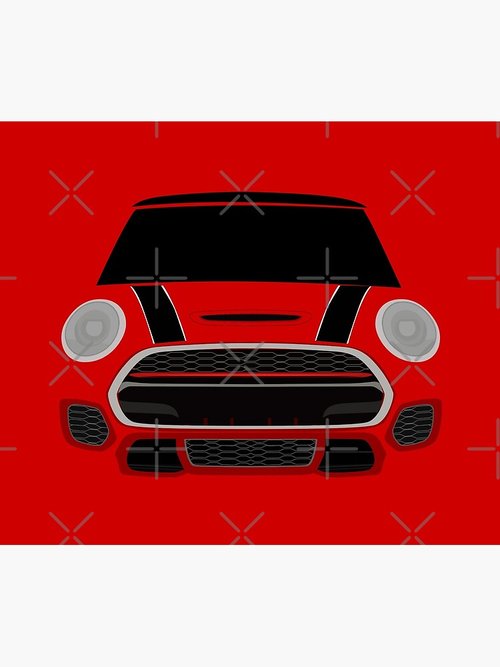 Red Italian Job Mouse Pad | Stylish Design | Perfect for Home or Office