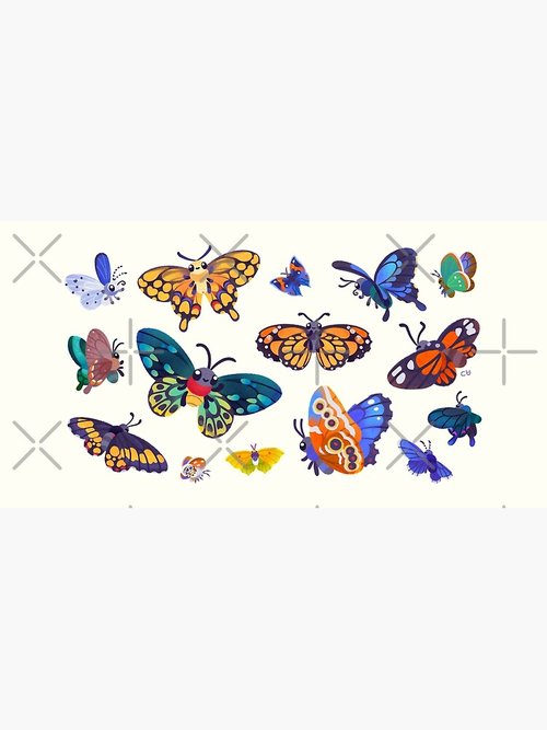 Bright Butterflies Mouse Pad | Colorful Design for Home Office Use