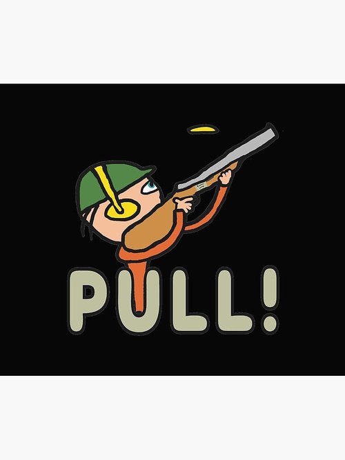 Clay Pigeon Trap Shooting Mouse Pad | Durable & Stylish Design