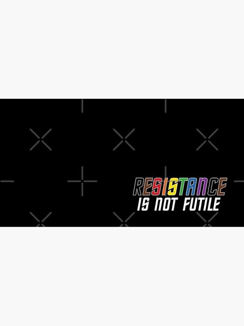 Resistance Is Not Futile | Unique Mouse Pad for Gamers & Office Use
