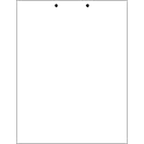 Prepunched Paper Alliance Laser Cut Sheet 2 Hole Top Punch 8.5 x 11 inch, 20 lb, 92 Bright, 2500 Sheets