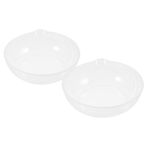Kitchen Scale Tray 2Pcs Plastic Food Weighing Pan for Electronic Scales Reusable Tray with Large Capacity for Home and Baking Use