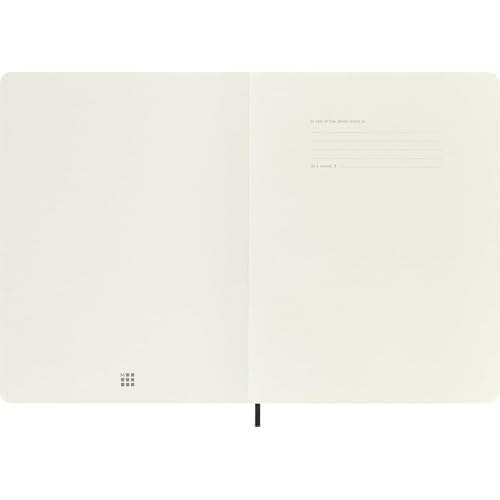 Moleskine Classic Notebook, Soft Cover, XL (7.5" x 9.5") Ruled/Lined, Black, 192 Pages