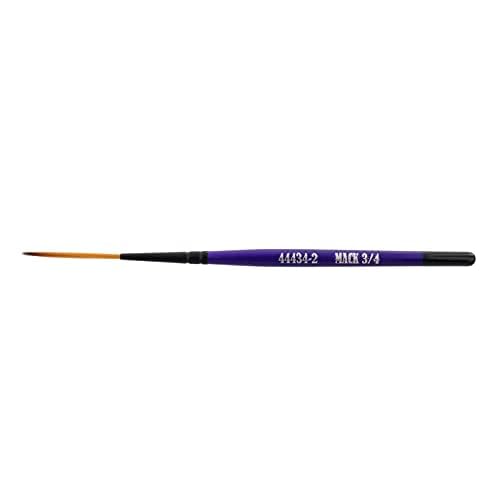 Set of (5) Series 44434 The Virus Scrolling Script Pinstriping Brushes Sizes 0-6 with 3/4 Handle and Specially Blended Golden Taklon