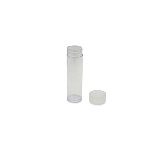 BCW Coin Tubes for US Pennies - 50ct | Holds Lincoln Penny | Durable Plastic Tube Coin Holders | Coin Collecting Supplies | Penny Coin Tubes