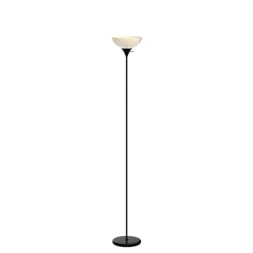 Brightech Sky Dome Dimmable LED Floor Lamp, Torchiere Floor Lamp for Living Rooms & Offices ? Tall Standing Lamp for Reading & Hobbies ? Jet Black