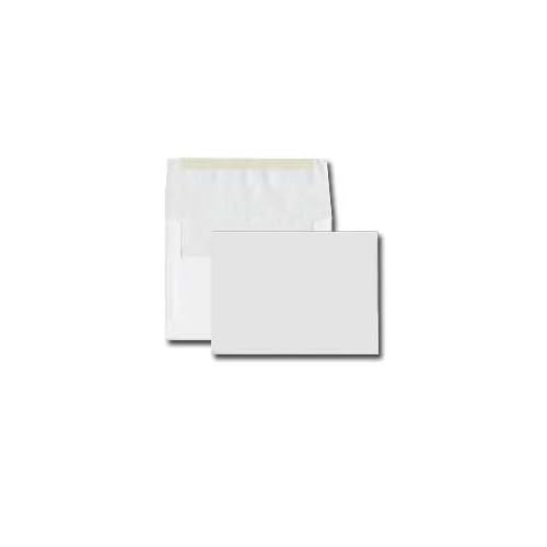 500 Pack White A7 5 1/4 x 7 1/4 Fits 5x7 Annoucement Style Square Flap Envelopes