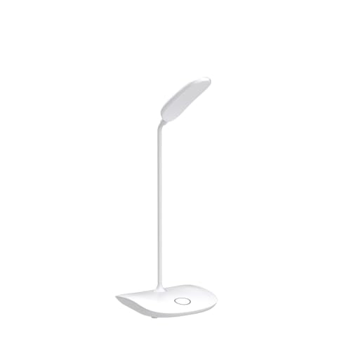 DEEPLITE LED Desk Lamp with Flexible Gooseneck 3 Level Brightness, Battery Operated Table Lamp 5W Touch Control,Compact Portable lamp for Dorm Study Office Bedroom,Eye-Caring and Energy Saving