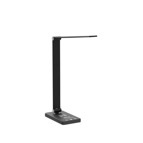 AFROG 8-in-1 4th Gen Multifunctional LED Desk Lamp with 10W Fast Wireless Charger,USB Charging Port,1200Lux Super Bright,5 Lighting Mode,7 Brightness£¬40 Min Timer,Night Light Function,5000K