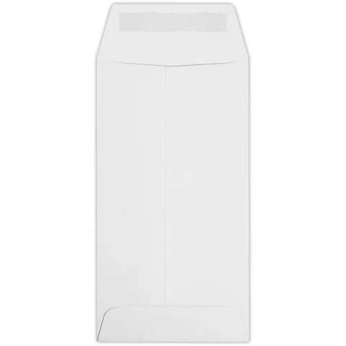 LUXPaper #7 Coin Envelopes | 3 1/2" x 6 1/2" | Bright White | 24lb. Text | 500 Qty