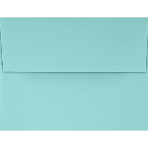 LUXPaper A2 Invitation Envelopes | Peel & Press | 4 3/8" x 5 3/4" | Seafoam Blue | 80lb. Text | 250 Qty