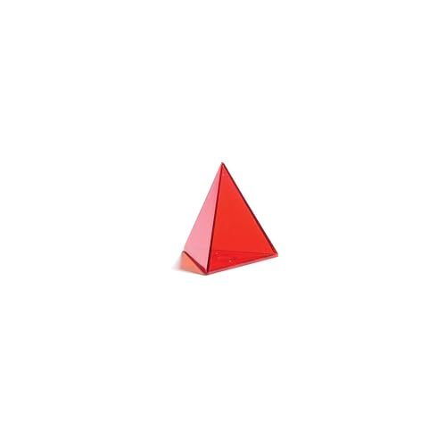 Learning Resources View-Thru Geometric Solids Helper - Transparent 3D Shapes for STEM Education
