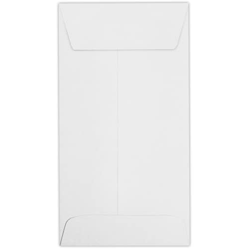 LUXPaper #7 Coin Envelopes | 3 1/2" x 6 1/2" | Bright White | 24lb. Text | 500 Qty