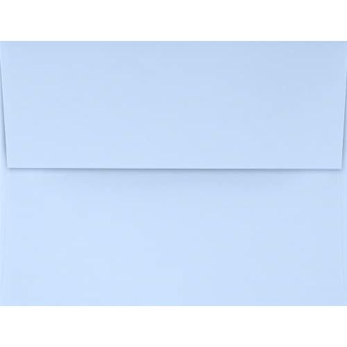 LUXPaper A2 Invitation Envelopes | Peel & Press | 4 3/8" x 5 3/4" | Baby Blue | 80lb. Text | 250 Qty