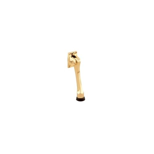 C.R. LAURENCE J4572 CRL Brass Door Mounted 4-1/2" Heavy-Duty Stop and Holder