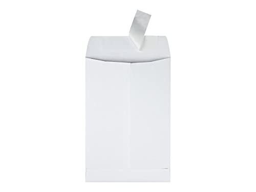 6.5x9.5 Catalog Mailing Envelopes with Self-Seal Closure, 100 White Wove