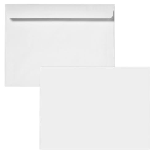 9x12 Booklet Envelope - Open Side White 28# Large Mailing Envelope