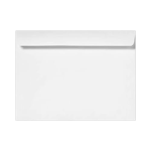 LUXPaper 9 x 12 Booklet Envelopes | Bright White | 24lb. Text | 250 Qty