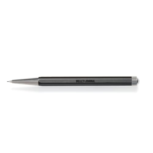 LEUCHTTURM1917 Official Bullet Journal Mechanical Pencil Special Edition Drehgriffel Nr. 2 - Built for BuJo - Mechanical Twist Stylus Pencil with 0.7 mm Pencil Leads Included (Black)