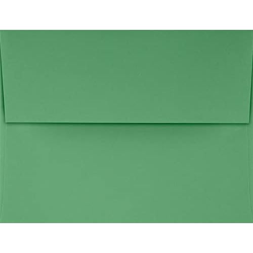 LUXPaper A2 Invitation Envelopes | Peel & Press | 4 3/8" x 5 3/4" | Holiday Green | 60lb. Text | 250 Qty