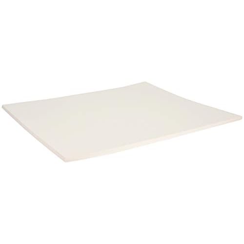 School Smart Railroad Poster Board Paper, 22 x 28 Inches, 6-Ply, White, Pack of 25