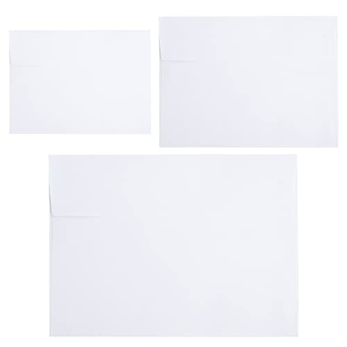 A4 White Envelopes 50 Pack Self Seal for Weddings Invitations Greeting Cards