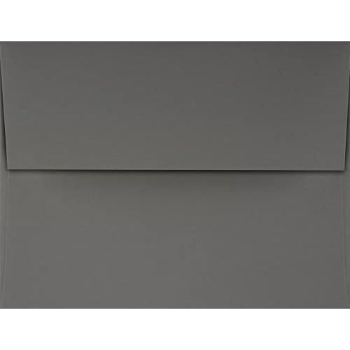 LUXPaper A2 Invitation Envelopes | Peel & Press | 4 3/8" x 5 3/4" | Smoke Gray | 80lb. Text | 250 Qty