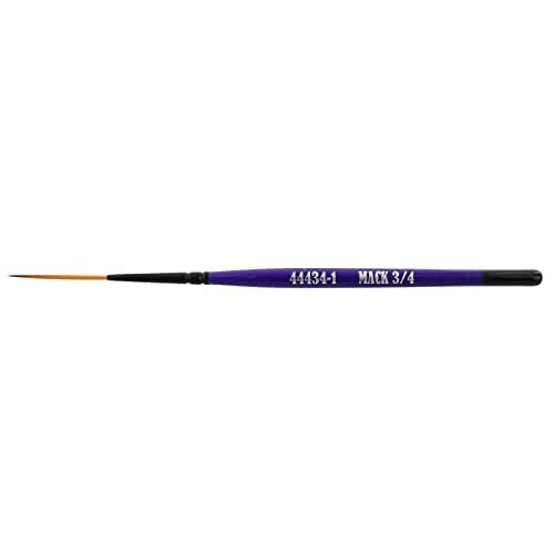 Set of (5) Series 44434 The Virus Scrolling Script Pinstriping Brushes Sizes 0-6 with 3/4 Handle and Specially Blended Golden Taklon