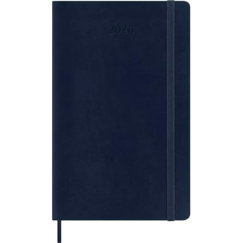 Moleskine Classic 12 Month 2026 Weekly Planner, Soft Cover, Large (5" x 8.25"), Sapphire Blue, 144 pages